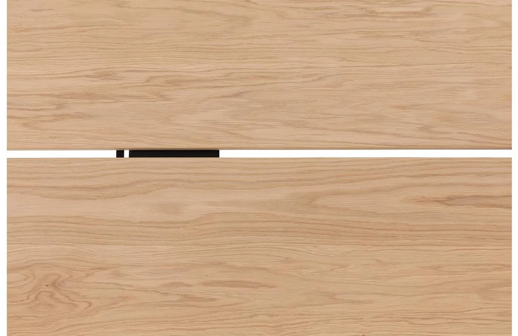 Goossens Excellent Eettafel Floyd, Semi rechthoekig 240 x 100 cm met split