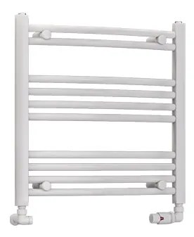 Eastbrook Wendover gebogen handdoekradiator 60x60cm 264W wit glans