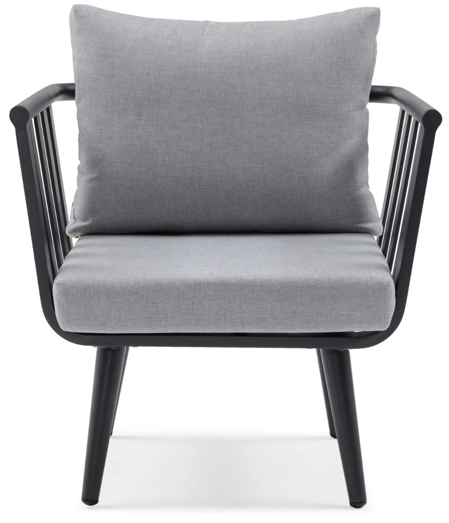Stoel en Bank Loungeset 5 personen Aluminium Grijs De Laan Projects
