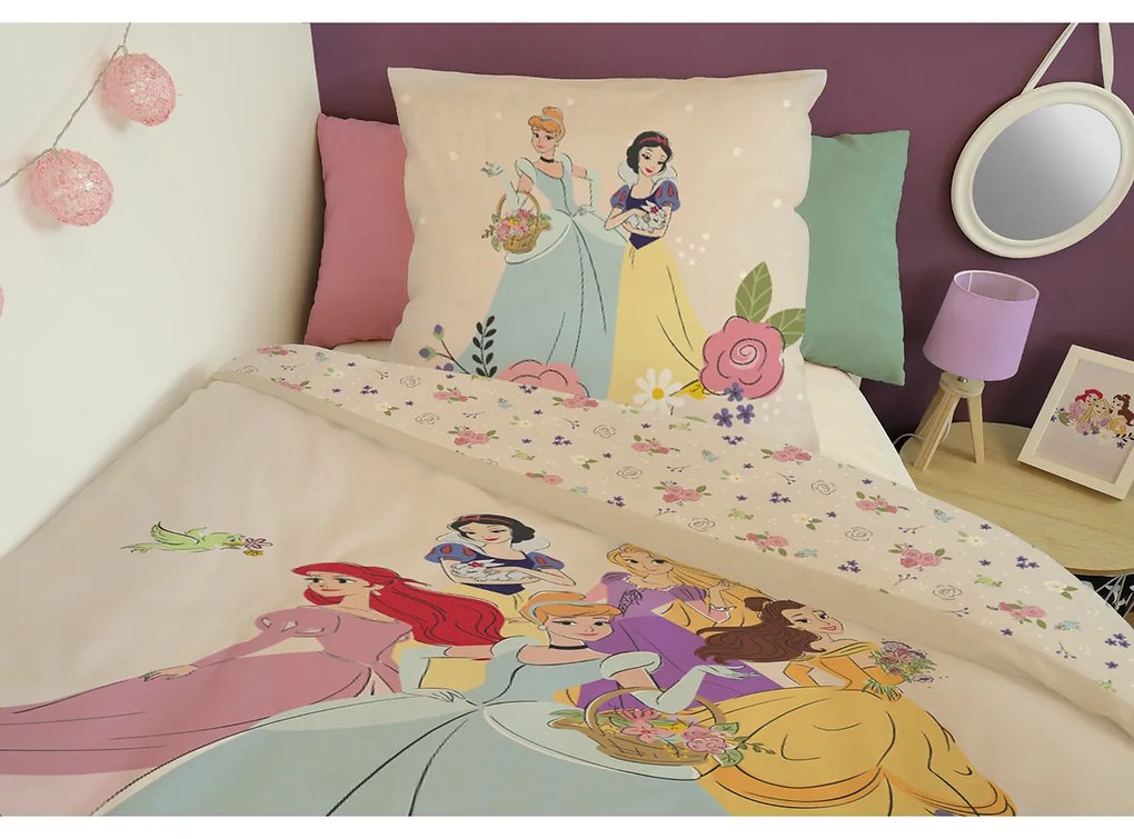 Bedset in katoen, Princesse Flowers