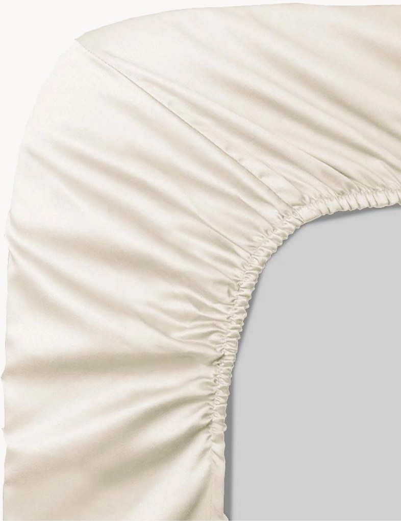 Boxspring hoeslaken Ava, katoensatijn, H 50 cm