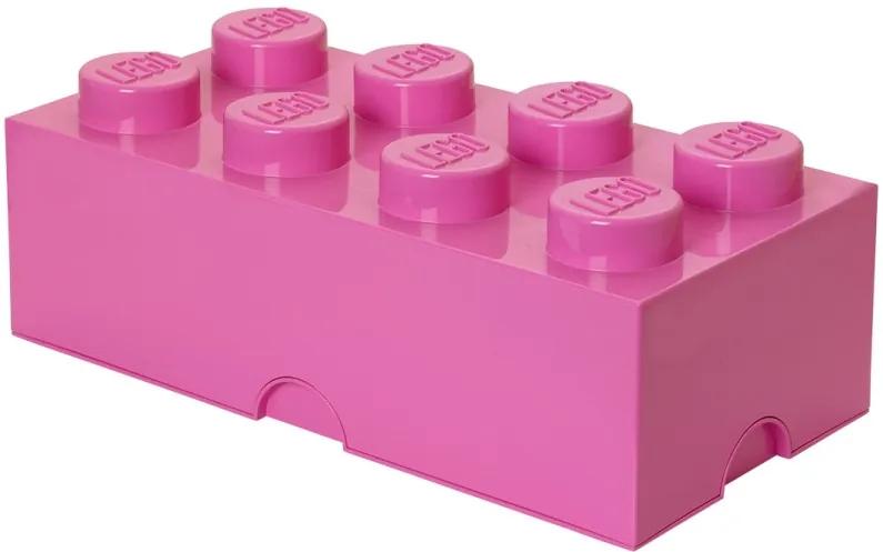 LEGO Opbergbox: Brick 8 (12 ltr) - roze