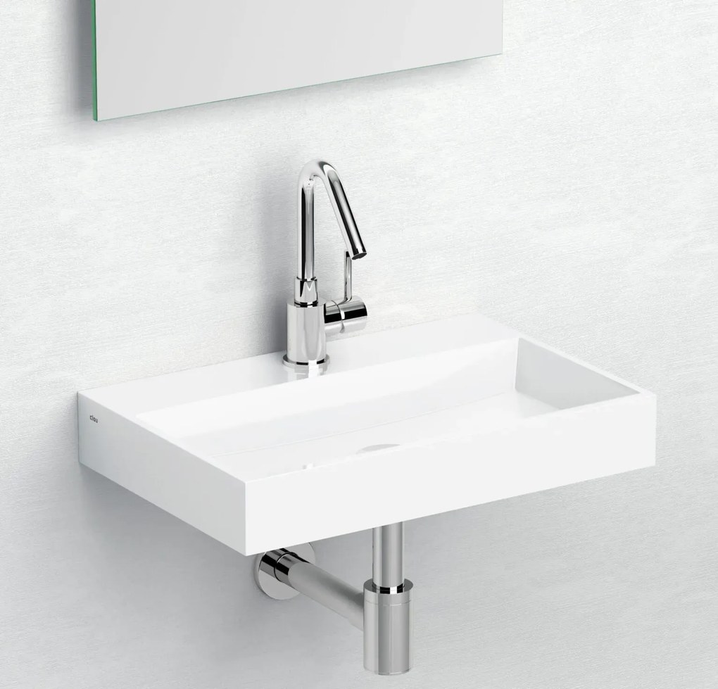 Clou Xo wastafelkraan met draaibare uitloop type 7 chroom