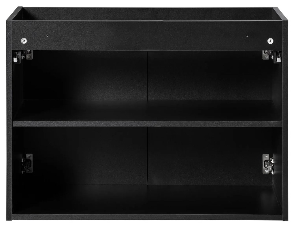 Comad Nova Black onderkast met 2 deuren 80x40x60cm zwart