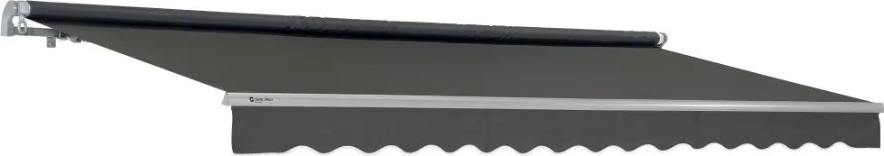 Grijze terraszonwering 395 x 300 cm Garden Point
