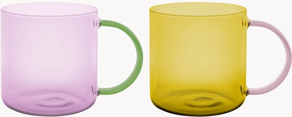 Mokken Fred van borosilicaatglas, 2-delig