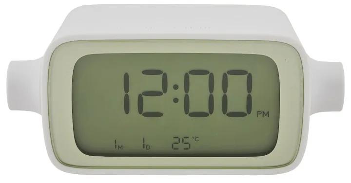 Lexon alarm clock rotation LR135 - wit/groen
