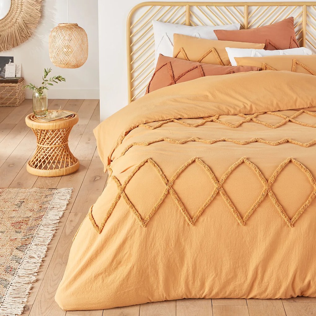 Kussensloop in katoen, Assa oker