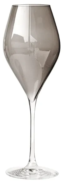 Elegant Smokey Gray Wijnglazen- set van 4