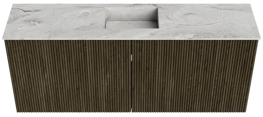 Mondiaz Joya DLux 100cm toiletmeubel shadow met wastafel faye midden 1 kraangat glace