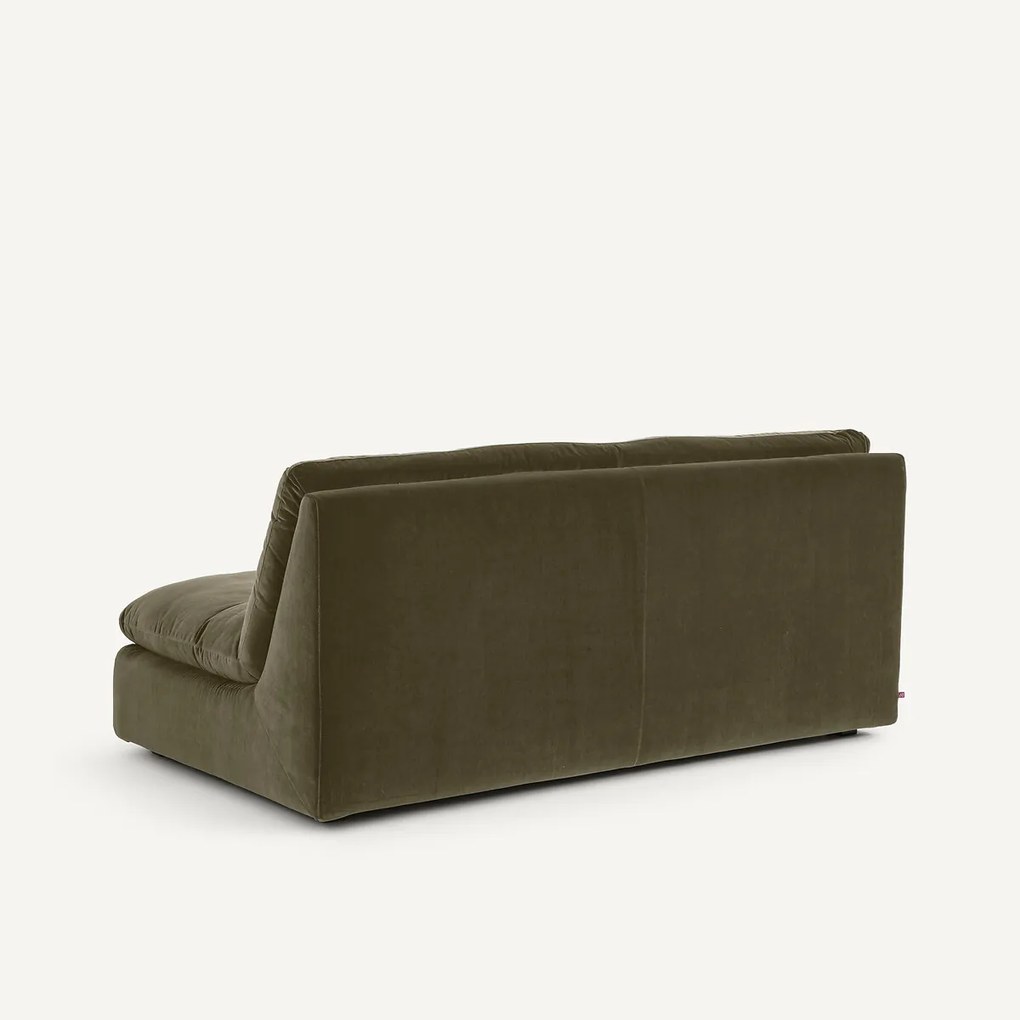 3-zits modulaire zetel in fluweel, GIULIANO