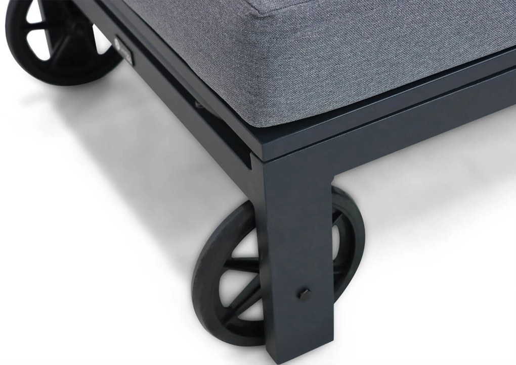 Santika Furniture Santika Mulsanne Lounger Aluminium Grijs
