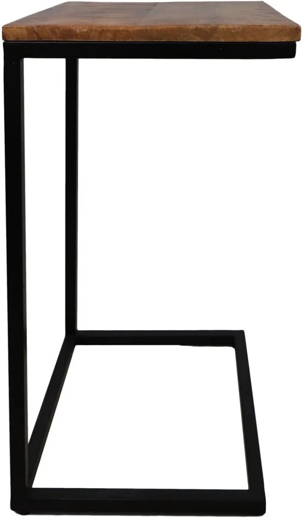 Industrieel Bijzettafel Collins Bruin