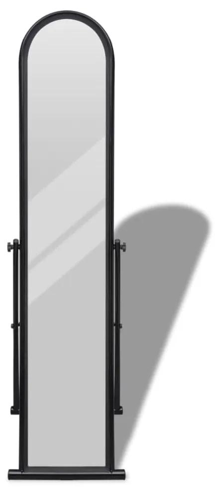 vidaXL 240579 Free Standing Floor Mirror Full Length Rectangular Black