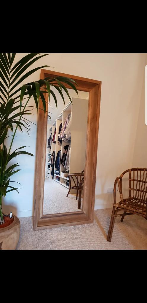 Thrones | Robuust houten spiegel - 178 x 73,5 x 12,5 cm