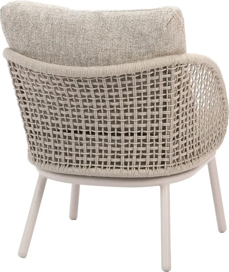 Taste by 4 Seasons Wave low dining tuinstoel Linen LoungestoelTuinstoel beige weerbestendig