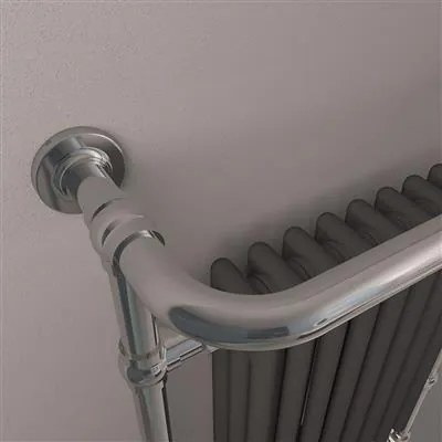 Eastbrook Isbourne klassieke radiator 60x95cm 894W chroom/antraciet