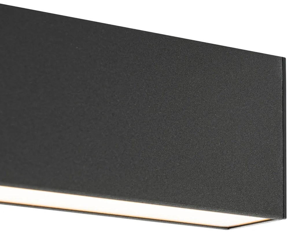 Plafondlamp zwart incl. LED 3-staps dimbaar 2700-4000K - Keane Modern Binnenverlichting Lamp