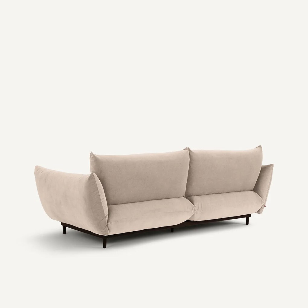 3-zits bank, stoned fluweel, VITORIA