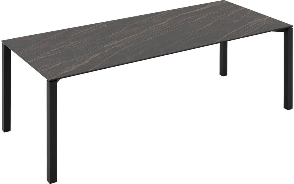 Goossens Excellent Eettafel Cipressen, Rechthoekig 160 x 100 cm met rechte hoeken