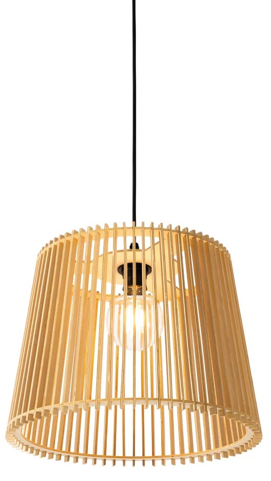 Landelijke buiten hanglamp hout IP44 - Jayla