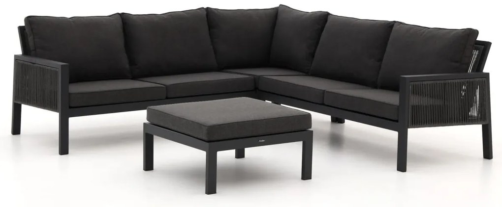 + 15% kassakorting | Hoek loungeset Manifesto  | 5 personen | Loungeset Grijs | Hoekbank Aluminium | 246x246cm | Kees Smit Tuinmeubelen