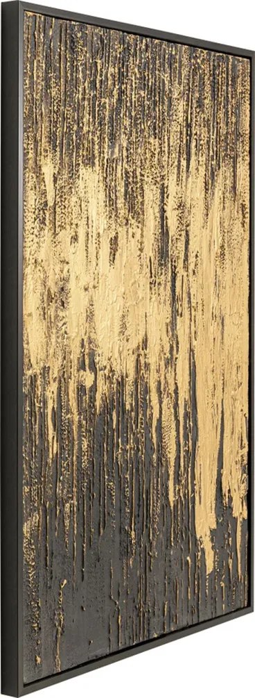 Schilderij Goud Zwart