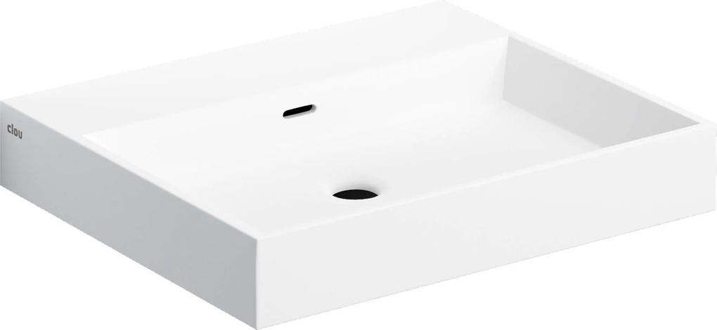 WashMe wastafel 3 voorbewerkte kraangaten 50x42cm wit