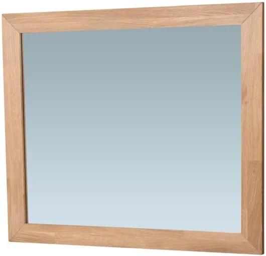 Saniclass Natural Wood spiegel 80x70x1.8cm rechthoek met doorlopend lamel White oak 3221WO