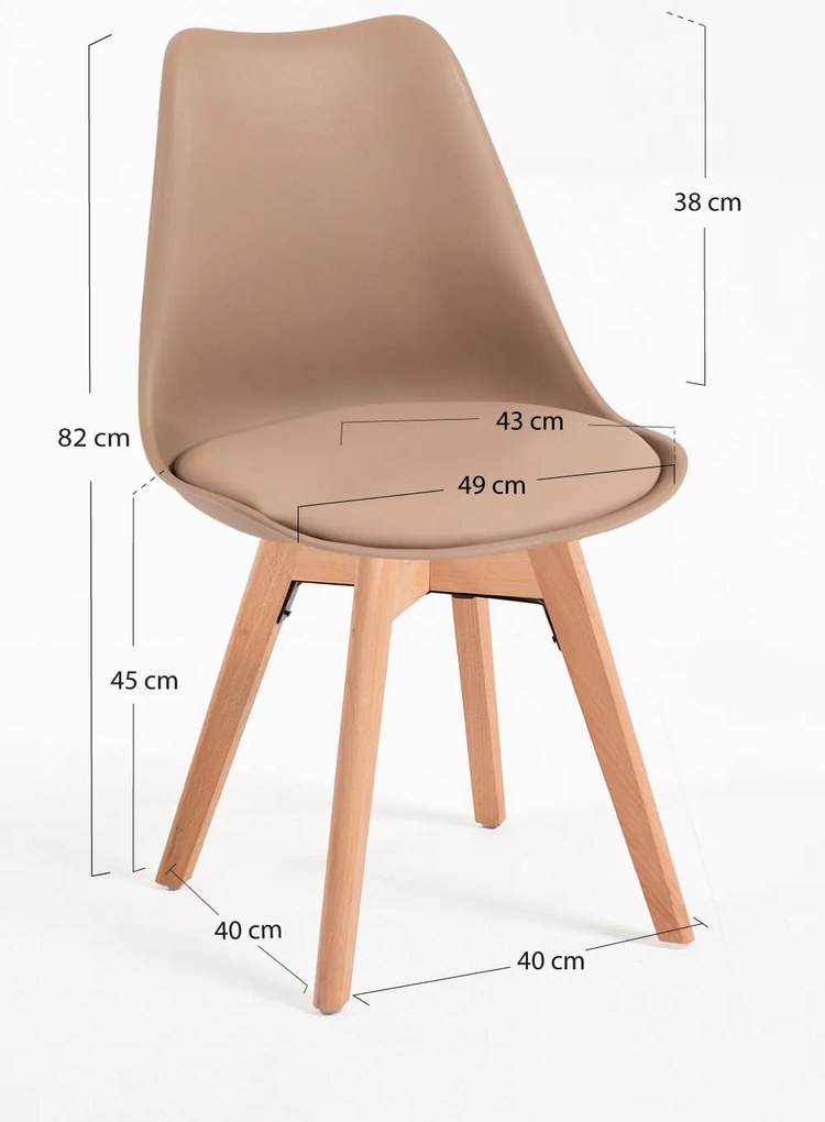 Pakket van 4 Synk Basic stoelen