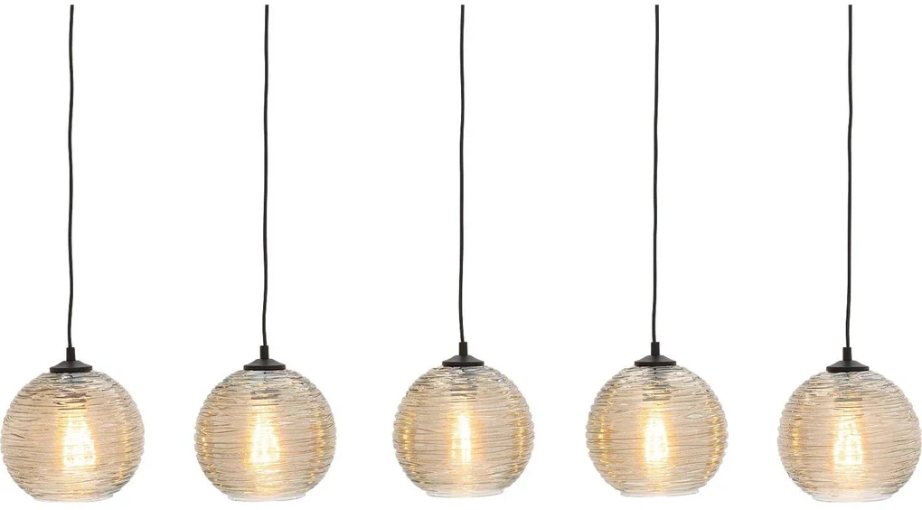 Goossens Hanglamp Soleil, Hanglamp met 5 lichtpunten
