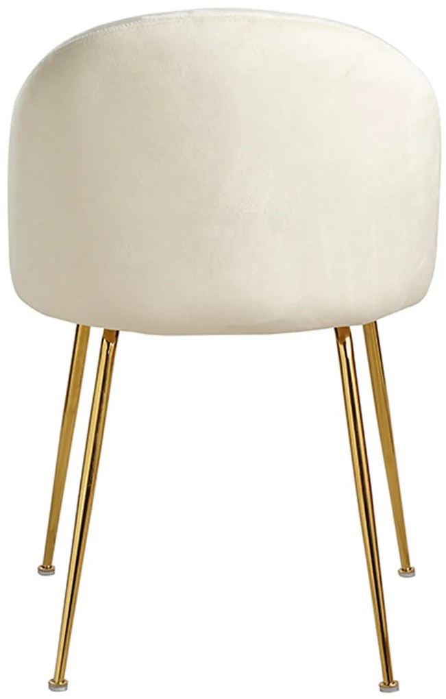 Gouden Dalnia Stoel Fluweel