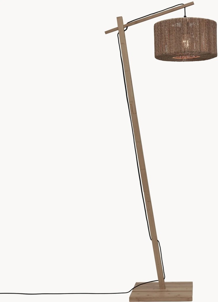 Leeslamp Iguazu van bamboehout