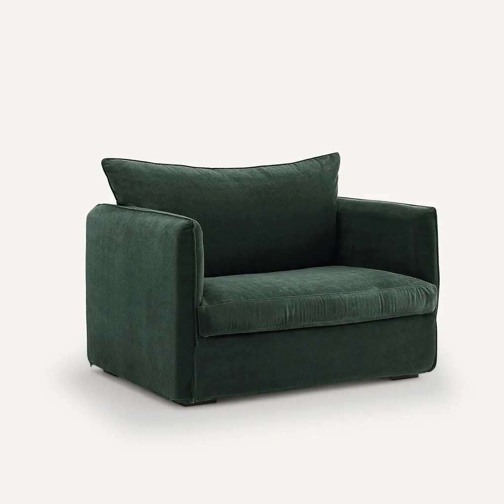 Fauteuil XL in fluweel, Neo Chiquito