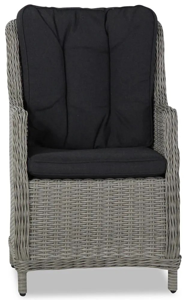 Tuinset 4 personen 164 cm Wicker Grijs Garden Collections Buckingham/Residence