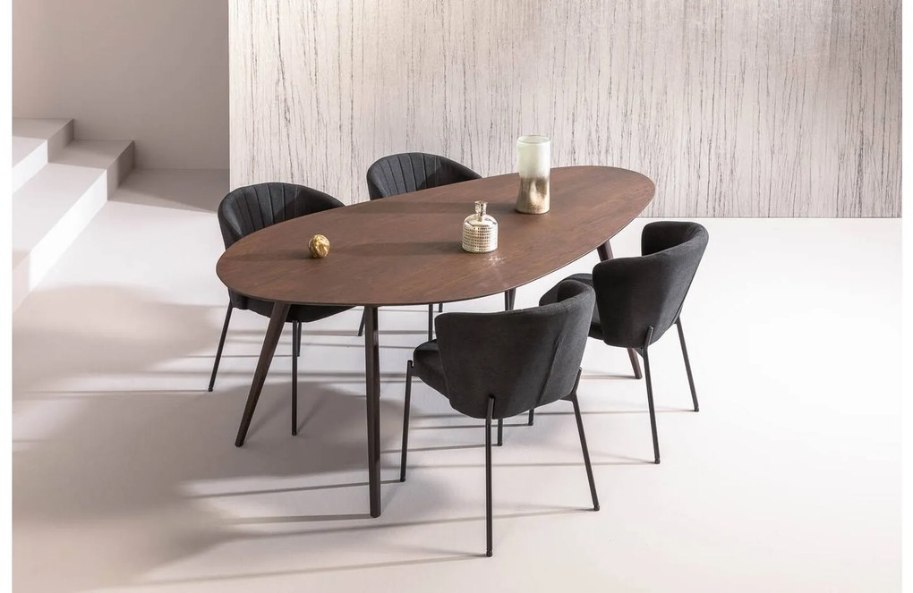 Goossens Eettafel Ferry, Organisch 260 x 120 cm