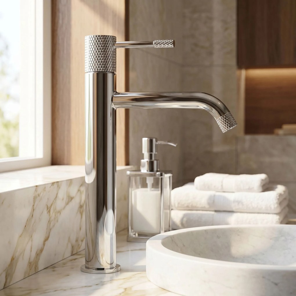 Wastafelkraan Rea Venti Chrome High