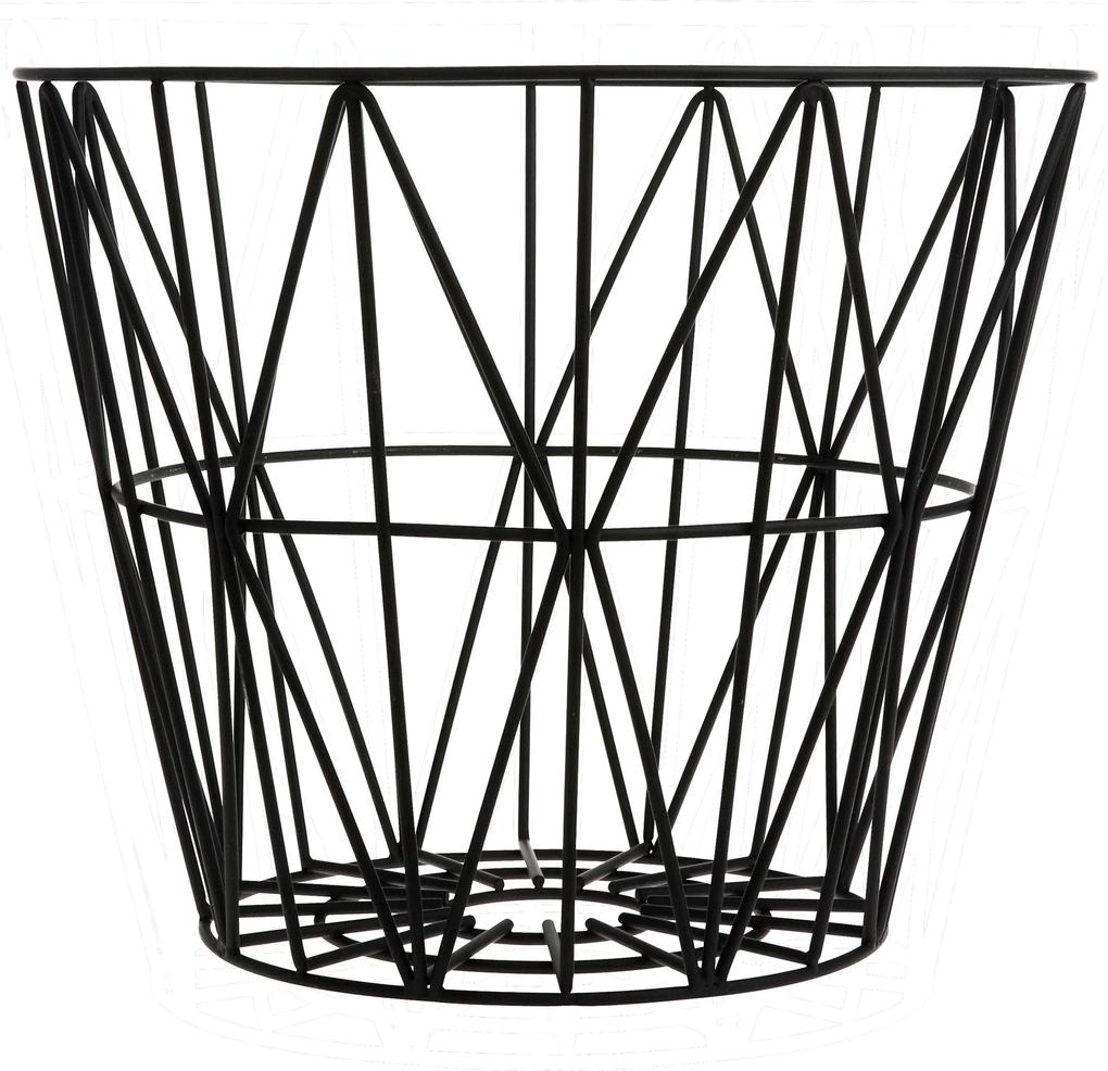 Ferm Living Wire Basket opbergmand zwart small
