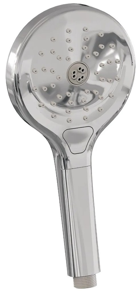 Brauer Chrome Carving thermostatische badkraan met wandhouder en 3 standen handdouche chroom