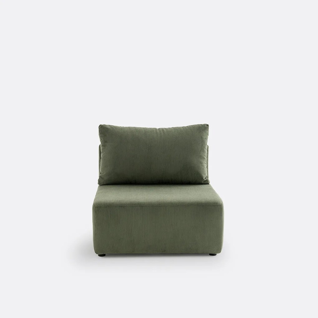 Modulaire bank geribd fluweel, Monica