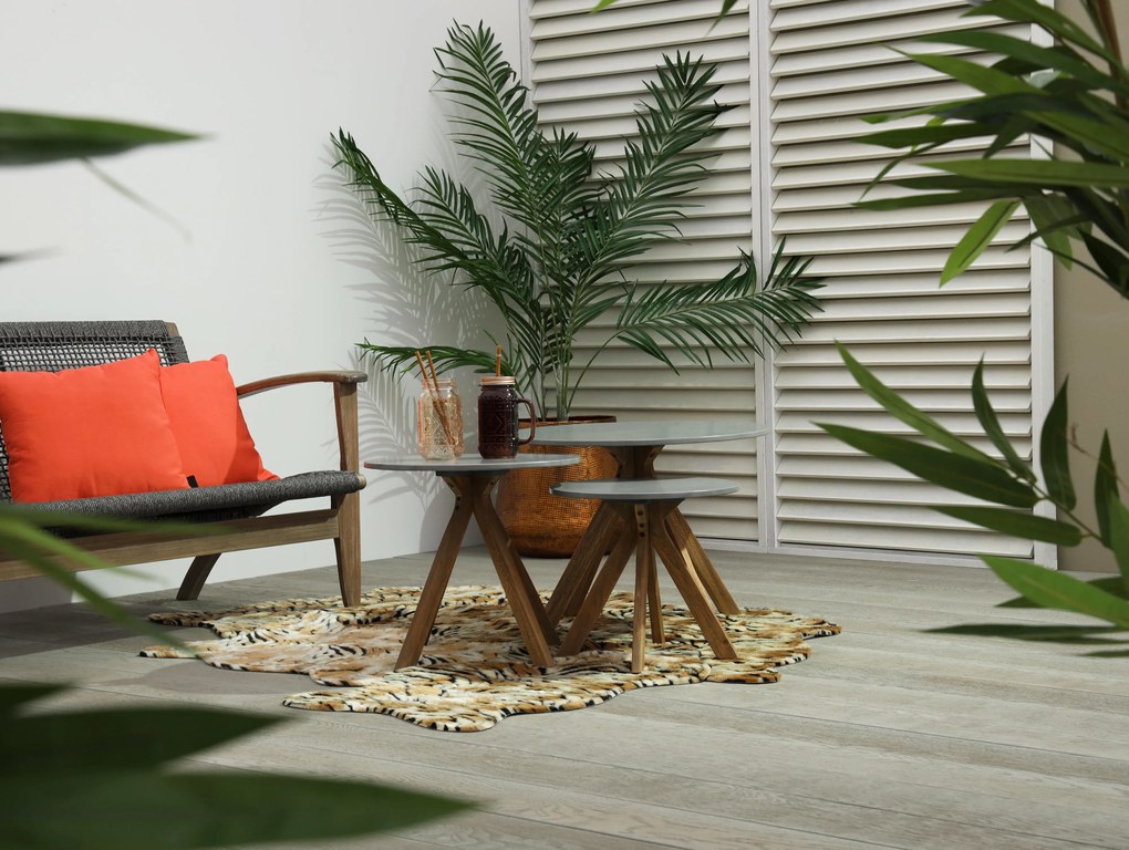 Intenso Vasaro bijzet tuintafel Ø45cm (h: 42cm)