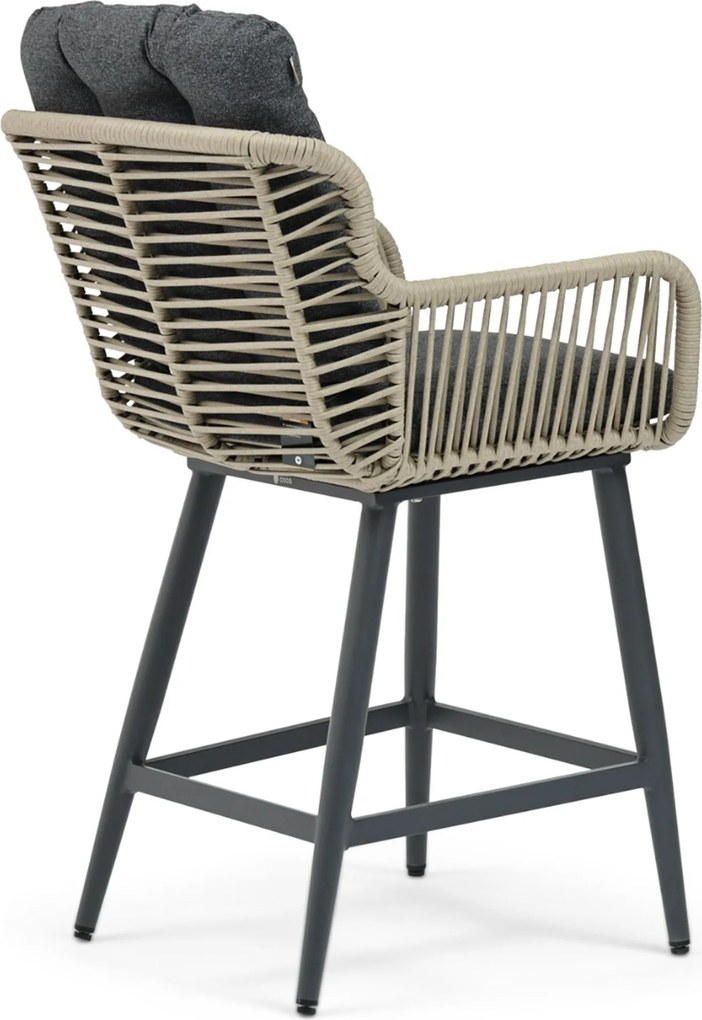 Tuinstoel Rope Grijs-antraciet Coco Alto high