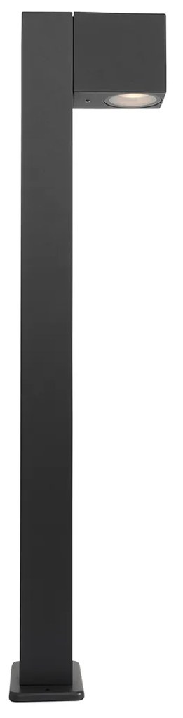 Buitenlamp donkergrijs met grondpin en kabelmof 65cm IP44 - Baleno