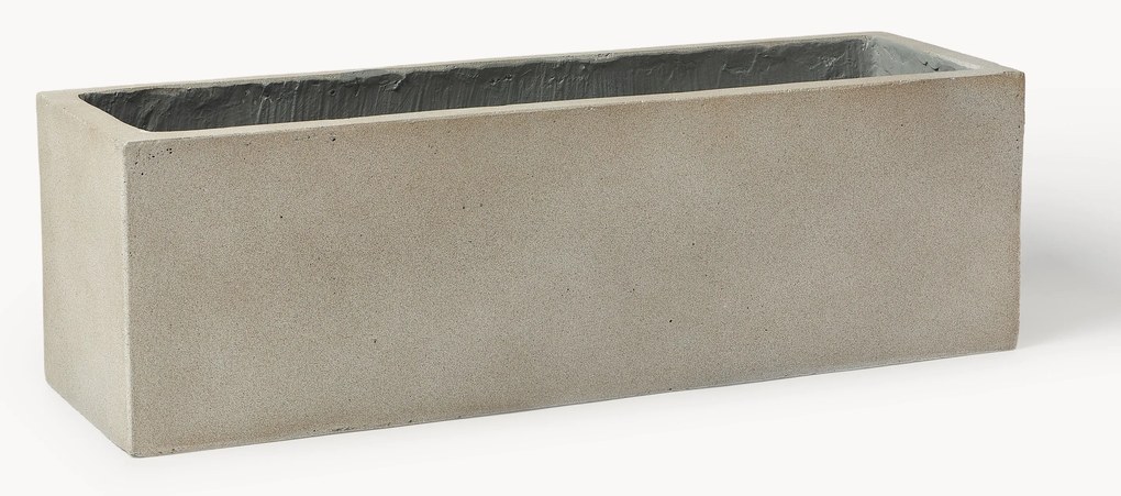 Outdoor plantenpot Tuscany van beton, H 19 cm