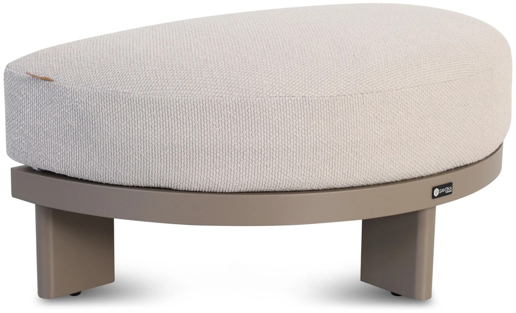 Loungeset tuin 6 personen Aluminium Taupe Santika Furniture Santika