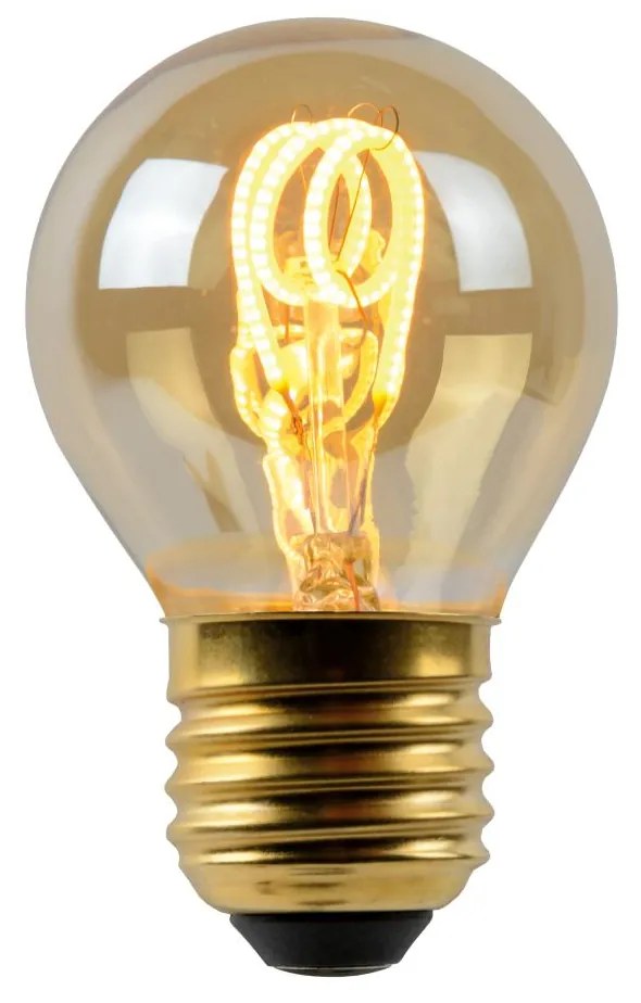 Lucide Bulb dimbare LED lamp 2200K E27 3W 4.5cm amber