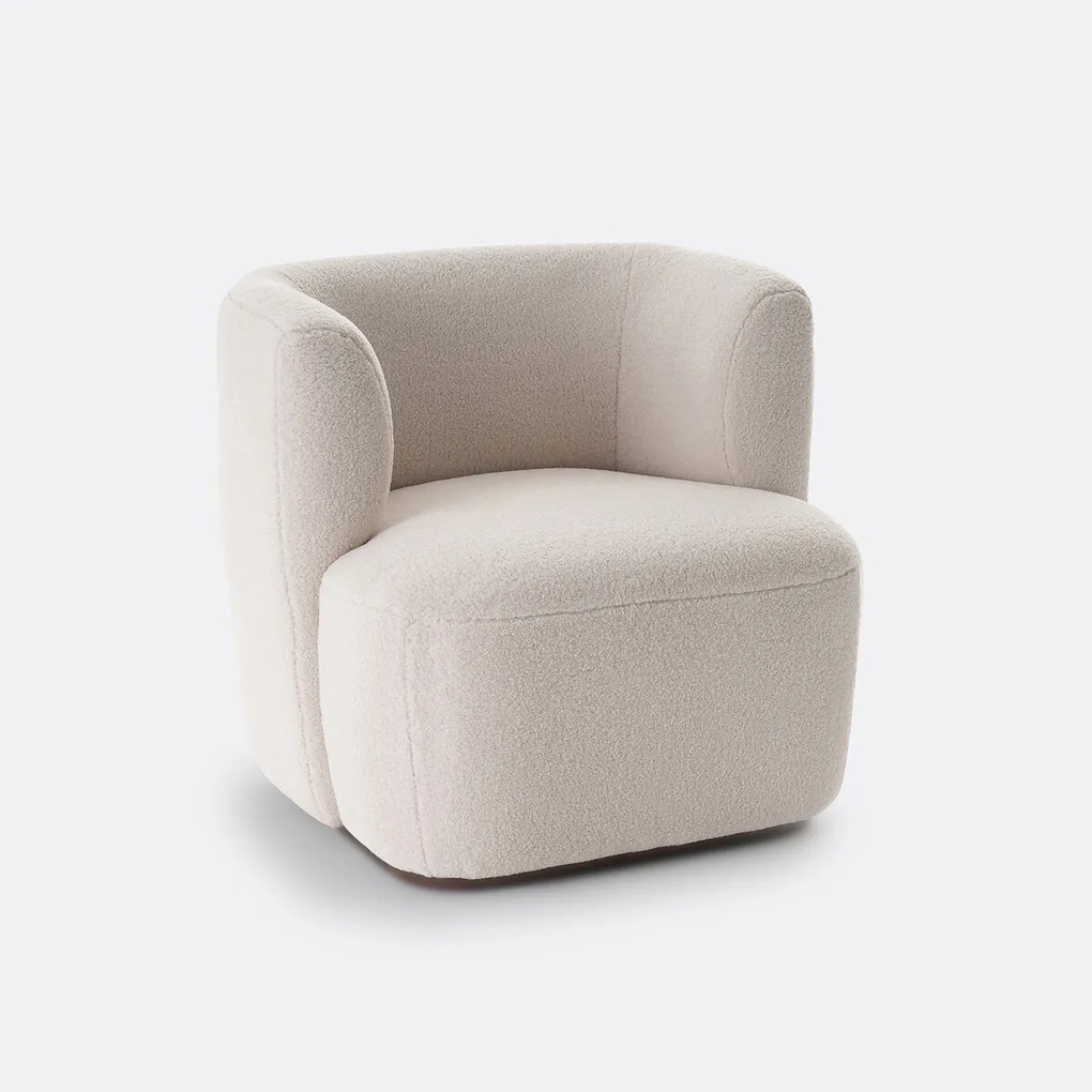 Fauteuil in bouclette Nidou