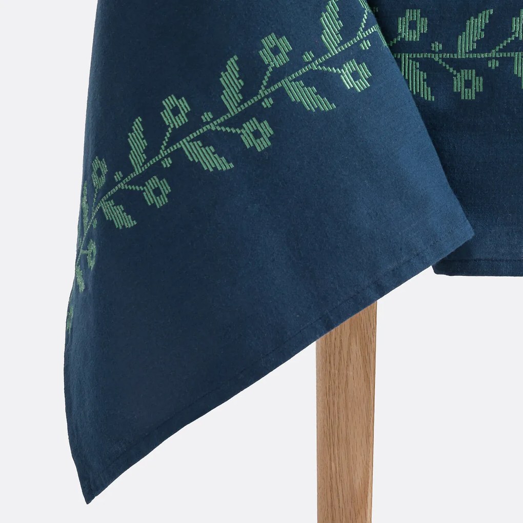 Geborduurd gewassen katoenen tafelkleed, Auvray