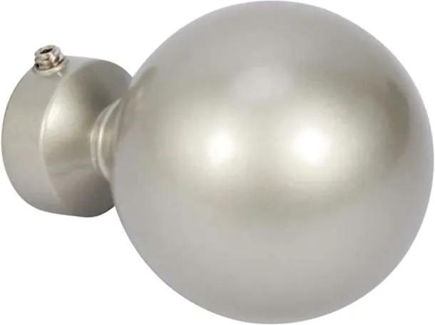 Gordijnroede knop Bulb 20 mm - champagne (1 stuks) - Leen Bakker