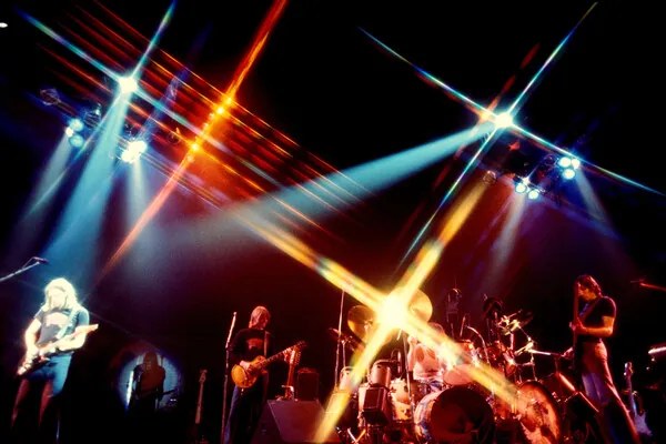 Foto Concert of rock band Pink Floyd, Paris, France, 1977
